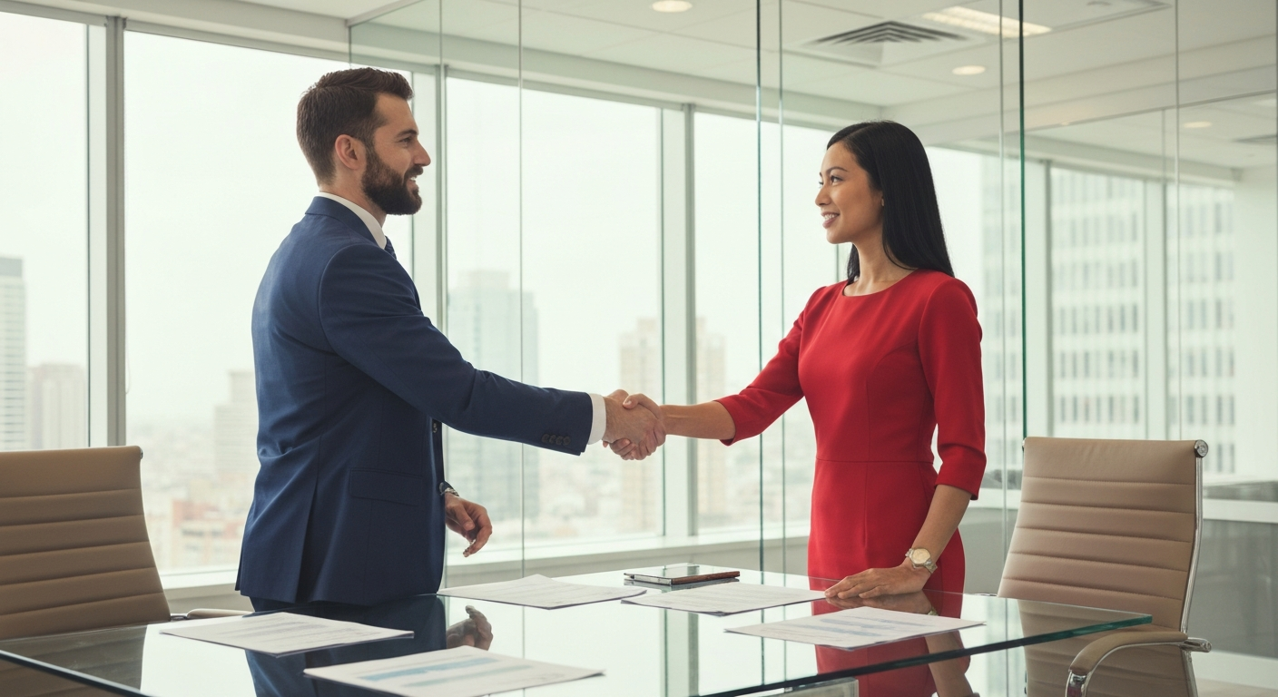 Ilir Ivezaj client meeting business partnership pharmaceutical compliance